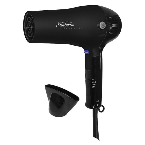 Sunbeam Retractable Hairdryer, Black HD301005